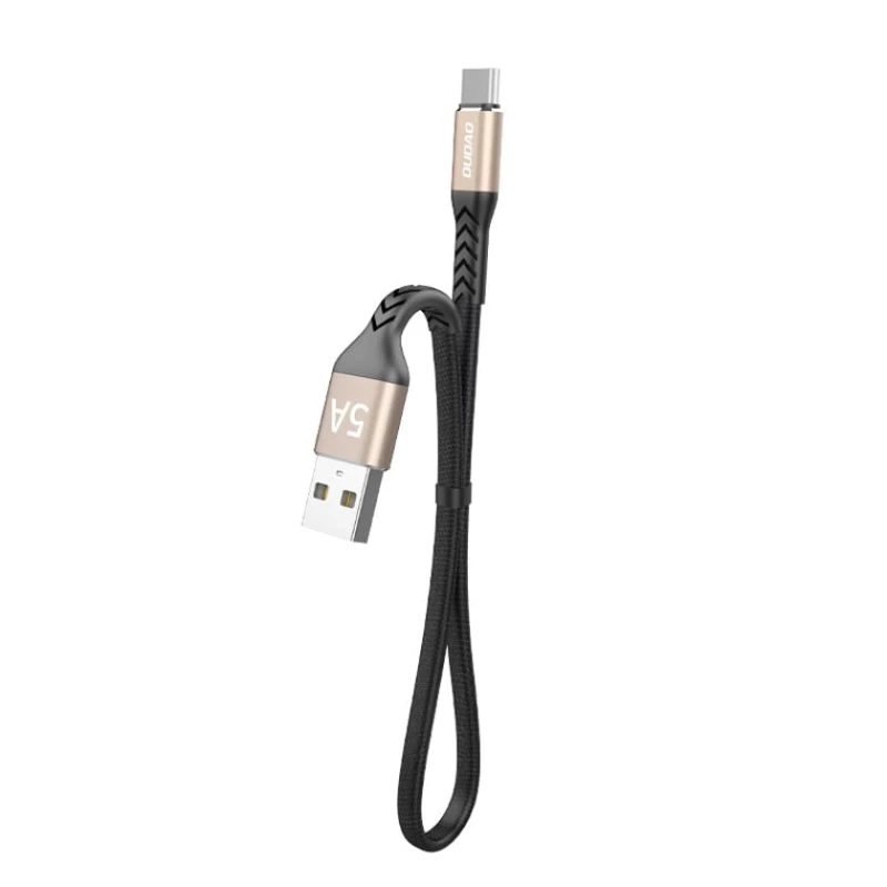 Kabel USB DUDAO L10T Type-C, 23 sm, Qara
