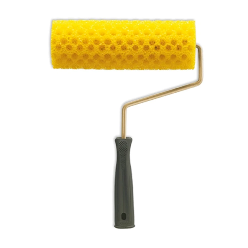 Валик с ручкой Dekor TM.19338, 25 см, желтый