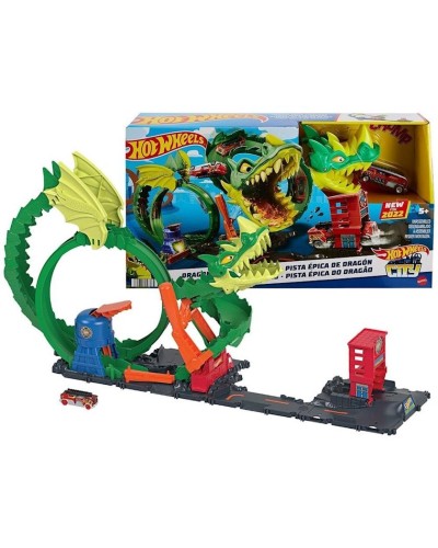 Avtotrek Hot Wheels City Dragon Drive Firefight HDP03
