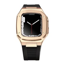 Qayış və çexol SW703 Apple Watch 44/45mm üçün Black/Rose Gold