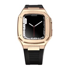 Qayış və çexol SW703 Apple Watch 44/45mm üçün Black/Rose Gold