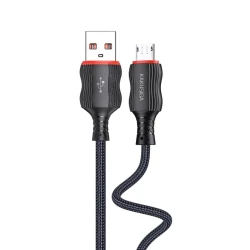 Кабель USB Kakusiga KSC-996 USB to Micro USB, Черный/Красный