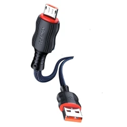 Кабель USB Kakusiga KSC-996 USB to Micro USB, Черный/Красный