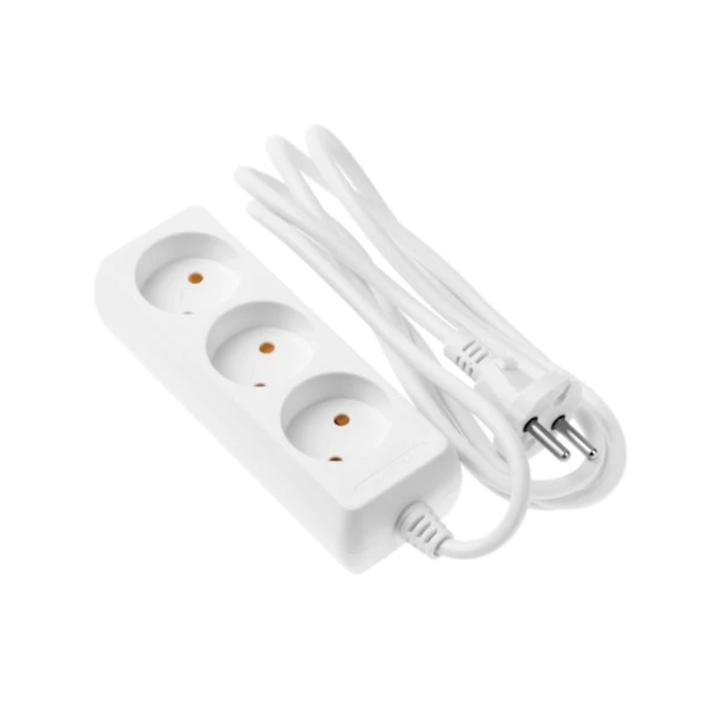 Удлинитель 2Е. 2E-U03M1.8, 1.8 м, 3-розеточный Удлинитель 2Е. 2E-U03M1.8, 1.8 м, 3-розеточный