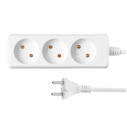 Удлинитель 2Е. 2E-U03M1.8, 1.8 м, 3-розеточный Удлинитель 2Е. 2E-U03M1.8, 1.8 м, 3-розеточный