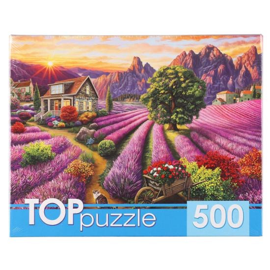 Пазл Романтический Пейзаж Прованса, 500 элементов