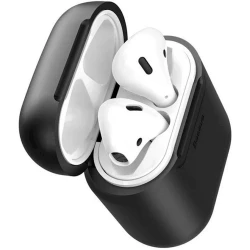 Чехол для наушников Baseus Wireless Charger для Apple AirPods 1/2, Black