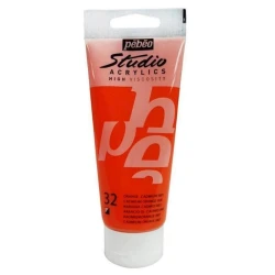 Akril boya Pebeo Studio Acrylics Cadmium Orange Hue, narıncı kadmium, 100 ml