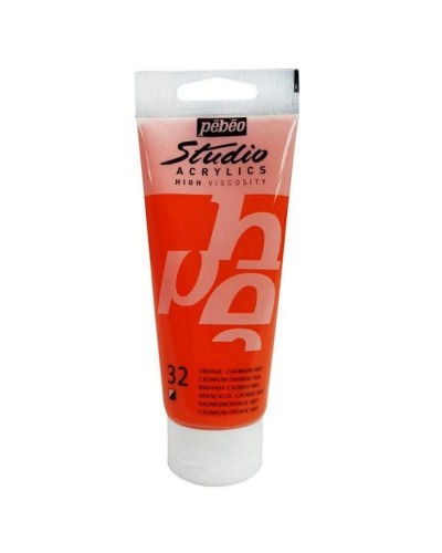 Akril boya Pebeo Studio Acrylics Cadmium Orange Hue, narıncı kadmium, 100 ml