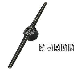 Голографический проектор-вентилятор 3D HD-F42