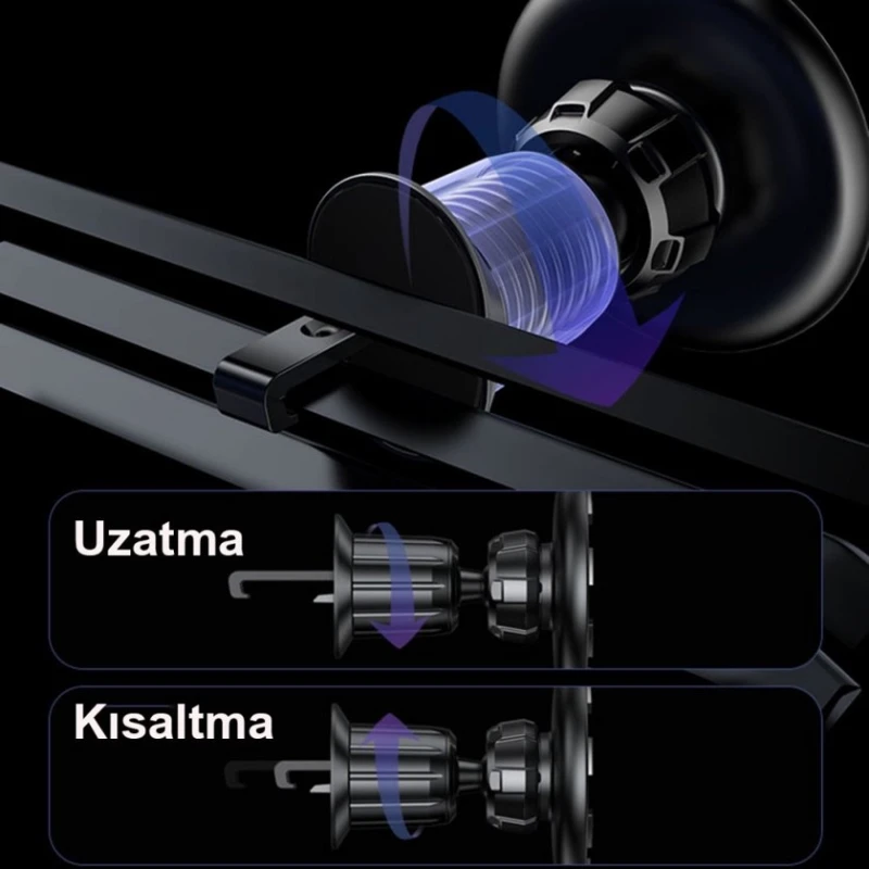 Telefon üçün maqnit avtomobil tutacağı Yesido C156 for Apple iPhone 12-14 Black