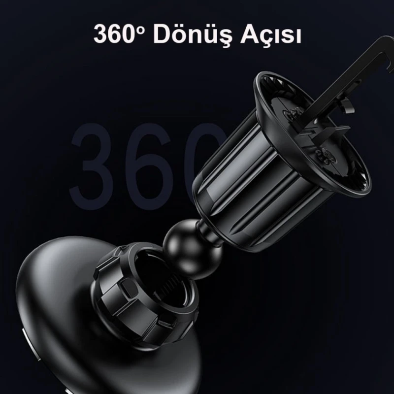 Telefon üçün maqnit avtomobil tutacağı Yesido C156 for Apple iPhone 12-14 Black