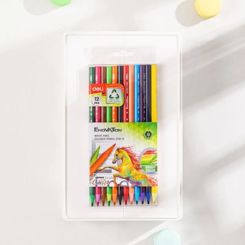 Набор карандашей Deli Enovation C110-12, 12 шт Набор карандашей Deli Enovation C110-12, 12 шт
