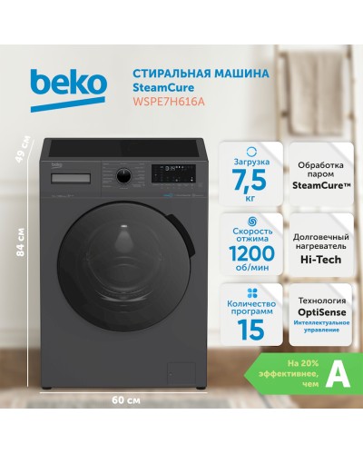 Paltaryuyan maşın Beko WSPE7H616A