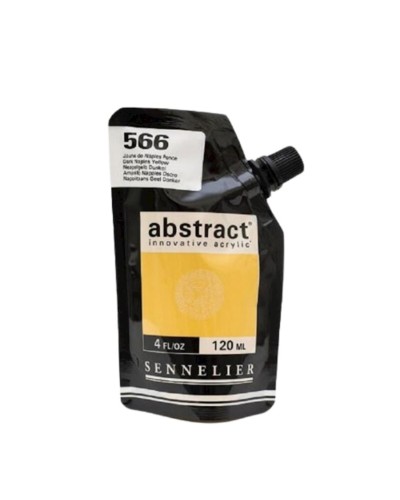 Akril boya Sennelier Abstract 566 Dark Naples Yellow, 120 ml