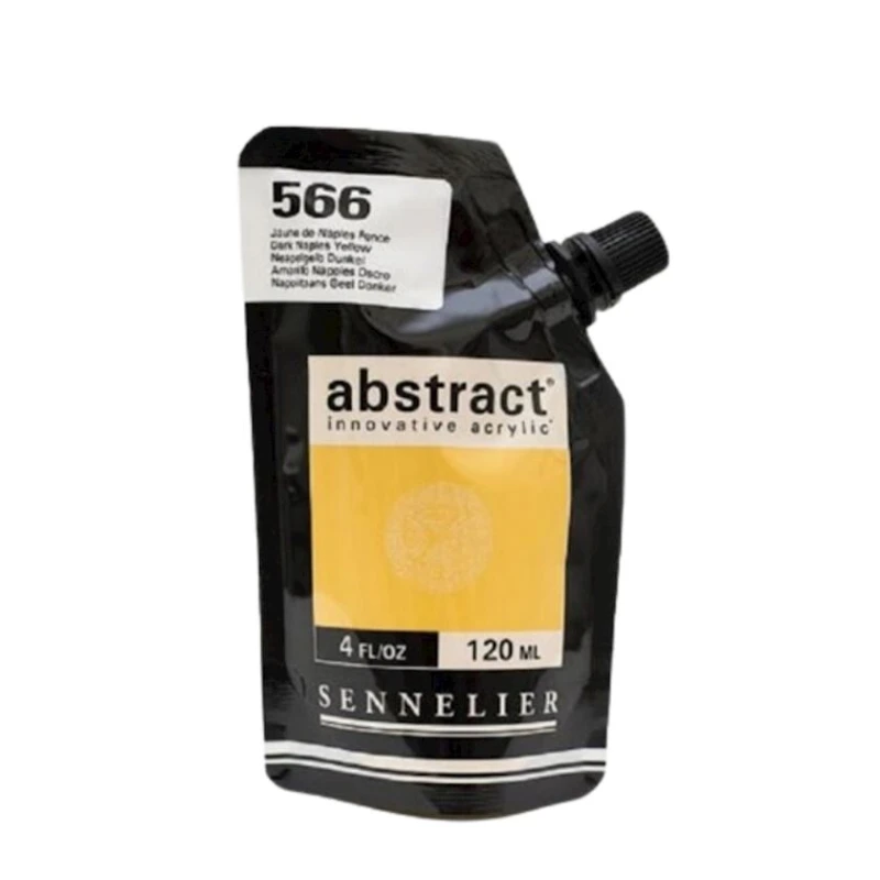 Akril boya Sennelier Abstract 566 Dark Naples Yellow, 120 ml
