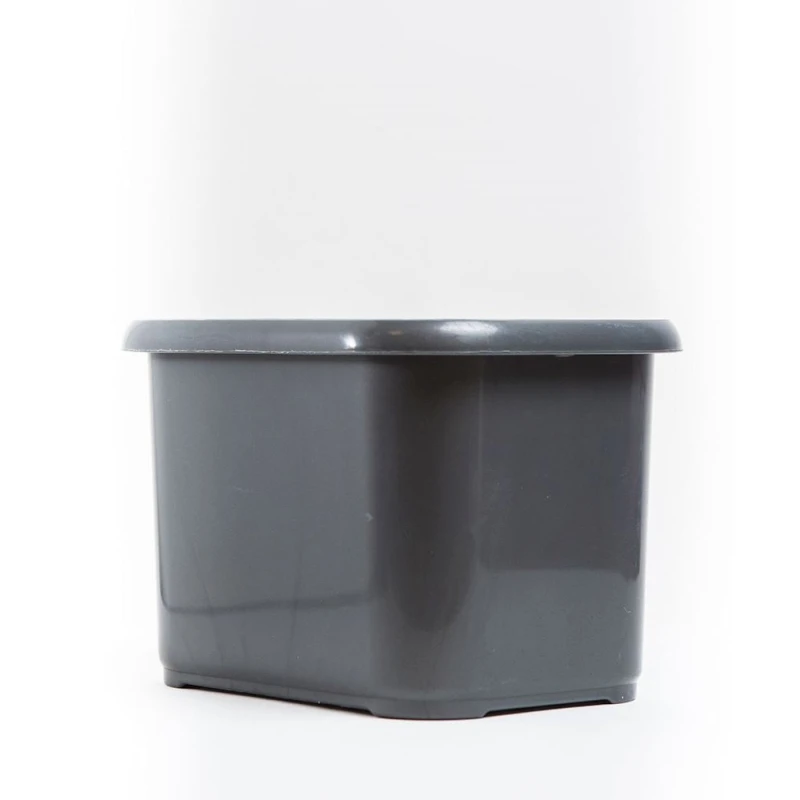 Сушилка для столовых приборов Hom-me 100910, 13x14x18.5 см, пластик, серая