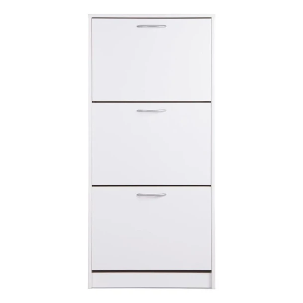 Тумба для обуви Art Mebel 40, ламинат, белая, 130х90х45 см