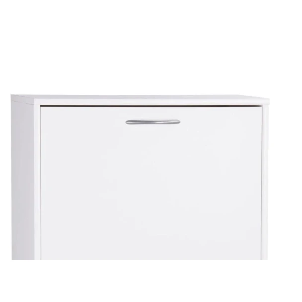 Тумба для обуви Art Mebel 40, ламинат, белая, 130х90х45 см