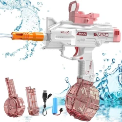 Водяное оружие Electric Water Gun розовое Водяное оружие Electric Water Gun розовое