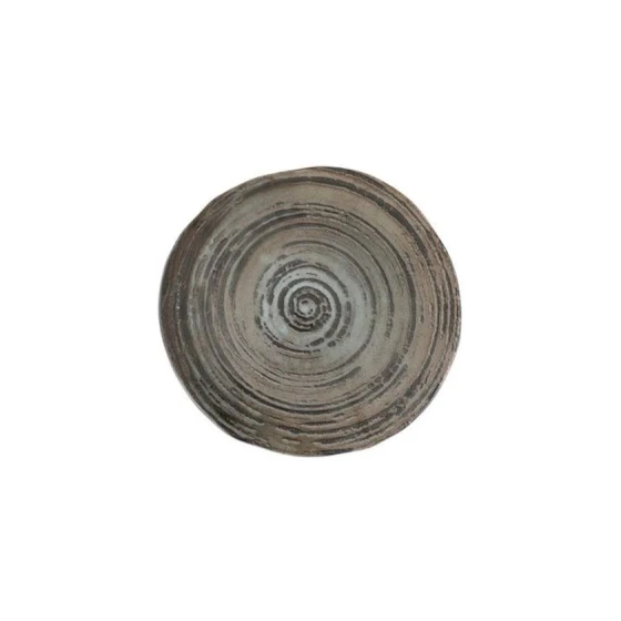 Тарелка Porland Stoneware Vintage, круглая, 17 см, бежевая