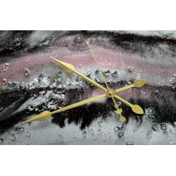 Настенные часы Art by Ulviya Kakhramanova Лунный свет, смола/краска, 70 см