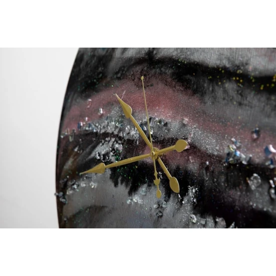 Настенные часы Art by Ulviya Kakhramanova Лунный свет, смола/краска, 70 см Настенные часы Art by Ulviya Kakhramanova Лунный свет, смола/краска, 70 см