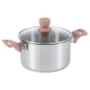 Кастрюля Werner Eletto, 20 см, 3.6 л, нержавеющая сталь, серебристая Кастрюля Werner Eletto, 20 см, 3.6 л, нержавеющая сталь, серебристая