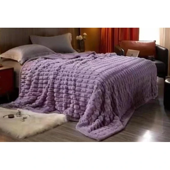 Örtük MiraNova SF-344, 210x230 sm, bambuk, bənövşəyi