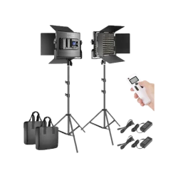 Двухцветная светодиодная панель Neewer Advanced 2.4G 660 LED Video Light Dimmable Bi-Color LED Panel