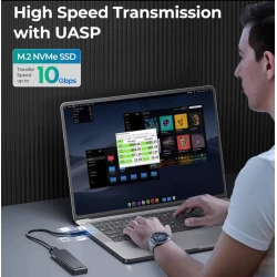 Корпус для SSD Orico M.2 Nvme/Sata Type-C 10Gb (M2PVM-C3)