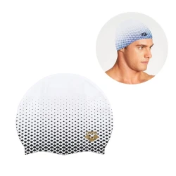 Шапочка для плавания Arena 392980554, белая Шапочка для плавания Arena 392980554, белая