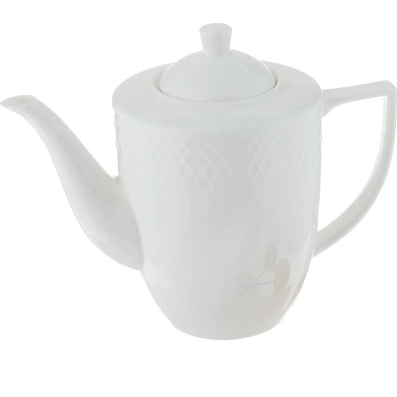 Кофейник Wilmax Julia Vysotskaya WL-880111-JV/1C 0.75 л, 1 шт, фарфор, с крышкой, белый