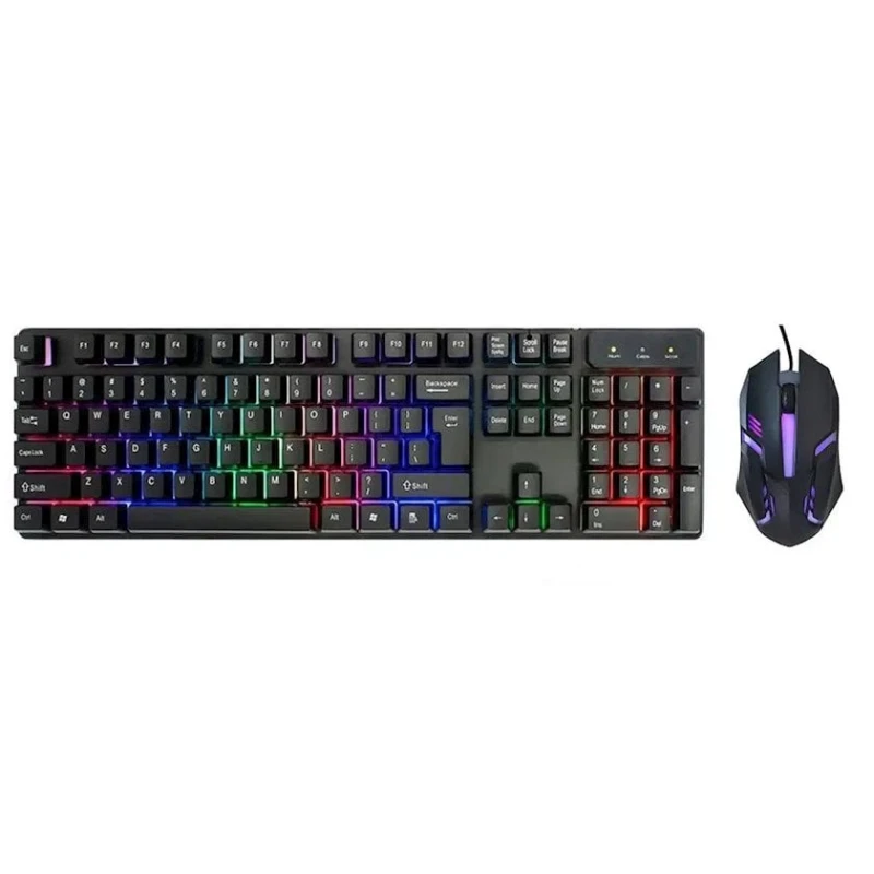 Комплект клавиатура и мышь RGB KR-6300TZ