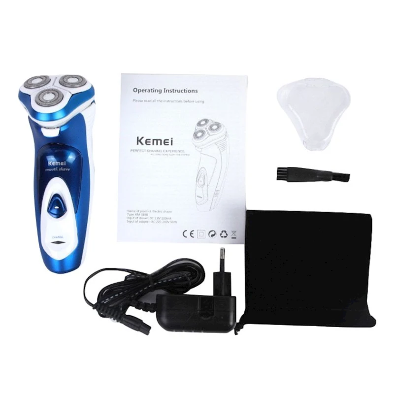 Электробритва Kemei KM-5880 Blue