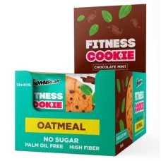 Yulaflı peçenye Bombbar Fitness Cookie Şokolad-nanə 40 q, 12 əd