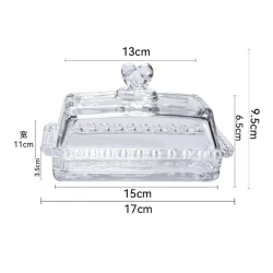 Стойка для торта ezzy_1938 B, стекло, прямоугольный, прозрачный Стойка для торта ezzy_1938 B, стекло, прямоугольный, прозрачный