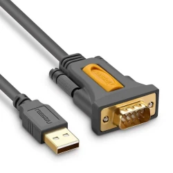 Kabel-adapter Ugreen CR104 USB-A 2.0 to DB9 RS-232, 2 m