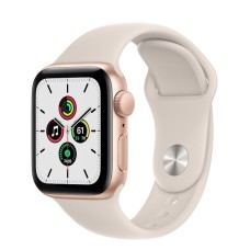 Ağıllı-saat Apple Watch SE GPS 40mm Gold Aluminium with Starlight Sport Band (MKQ03BS/A)