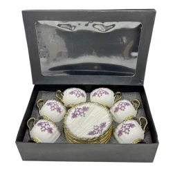 Набор чашек с блюдцами Sahara 00004410, разноцветный, 12 шт