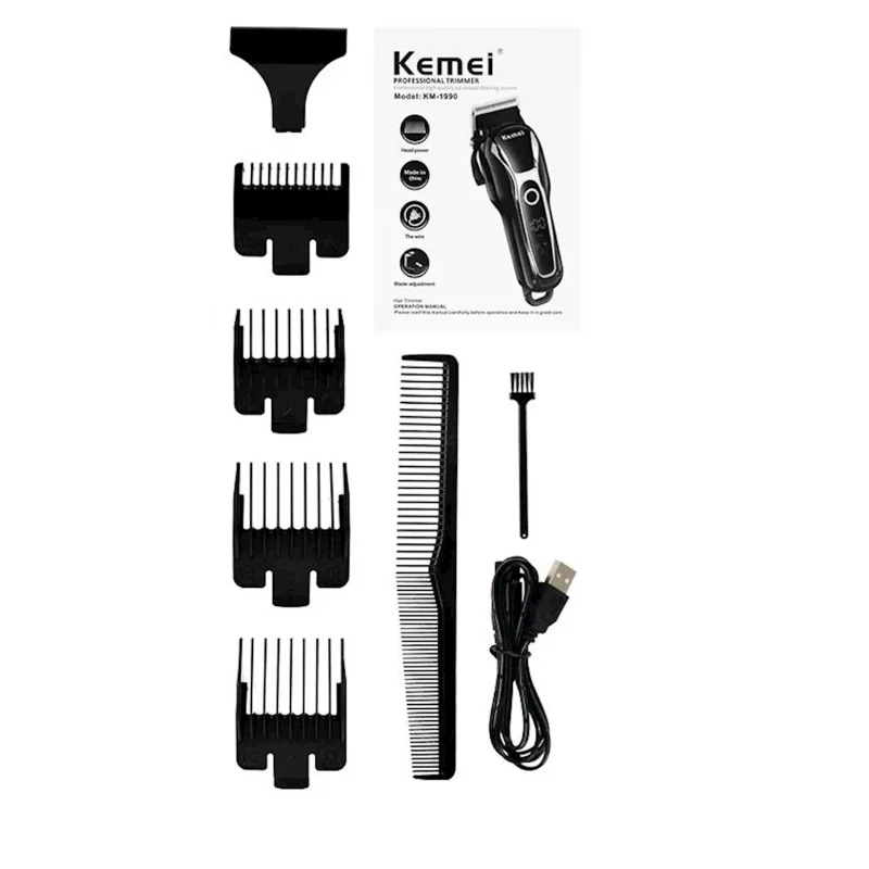 Saç kəsimi üçün cihaz Kemei KM 1990 Gold Saç kəsimi üçün cihaz Kemei KM 1990 Gold