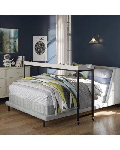 Konsol Marina 3563_M5OverbedBlWh, LDSP, ağ, 91.5x25,9x90 sm - 3563_M5OverbedBlWh
