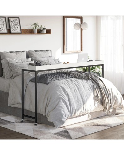 Konsol Marina 3563_M5OverbedBlWh, LDSP, ağ, 91.5x25,9x90 sm - 3563_M5OverbedBlWh