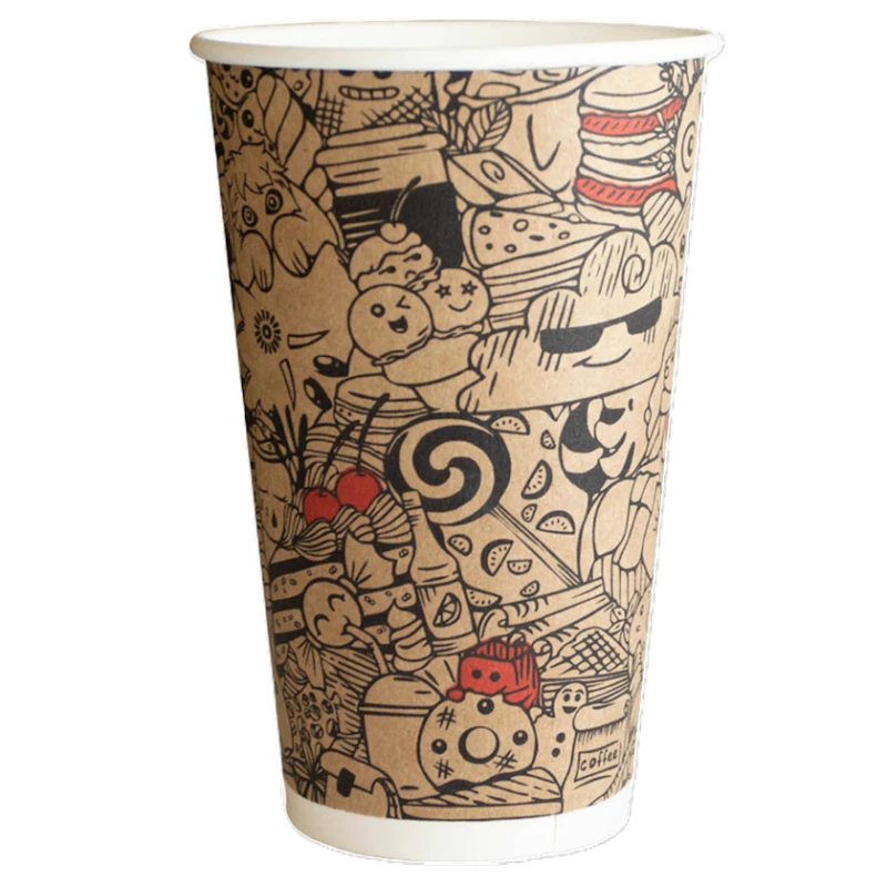 Набор одноразовых стаканов 1215822046, с крышкой, 473 мл, 100 шт Набор одноразовых стаканов 1215822046, с крышкой, 473 мл, 100 шт