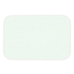 Детский наматрасник Roxy Kids R-0073, 100х68 см, белый/бирюзовый Детский наматрасник Roxy Kids R-0073, 100х68 см, белый/бирюзовый