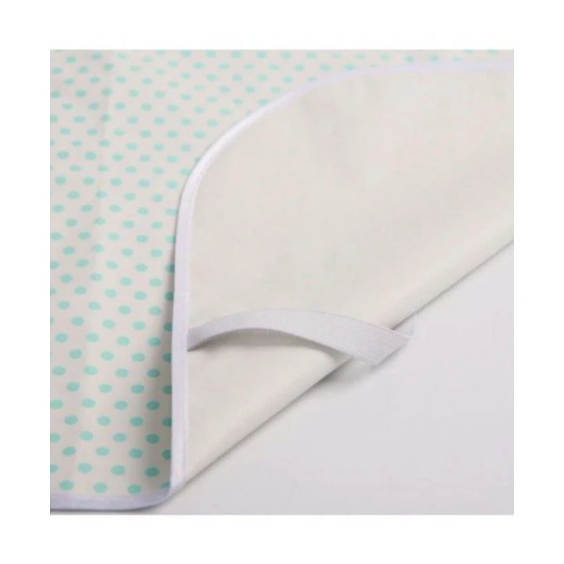 Детский наматрасник Roxy Kids R-0073, 100х68 см, белый/бирюзовый Детский наматрасник Roxy Kids R-0073, 100х68 см, белый/бирюзовый