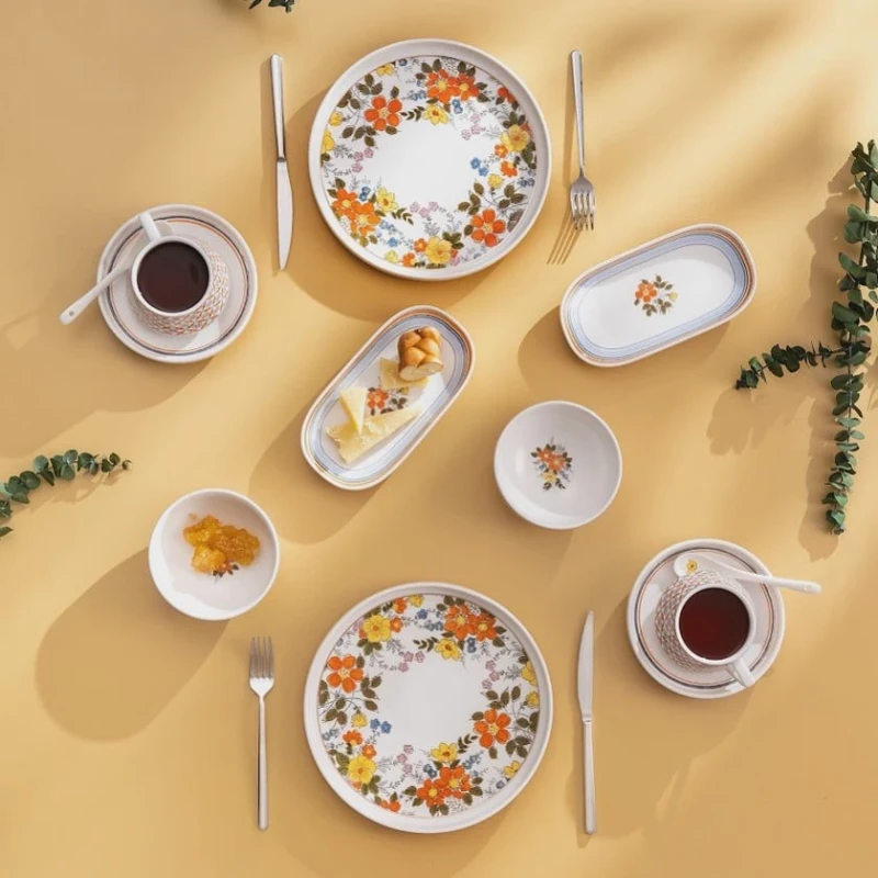 Набор для завтрака Emsan Teraryum, керамика, белый, 32 предмета, 6 персон