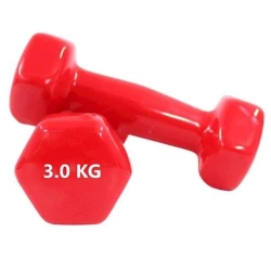 Гантели 800-030 3.0 кг, 2 шт, виниловое покрытие Гантели 800-030 3.0 кг, 2 шт, виниловое покрытие