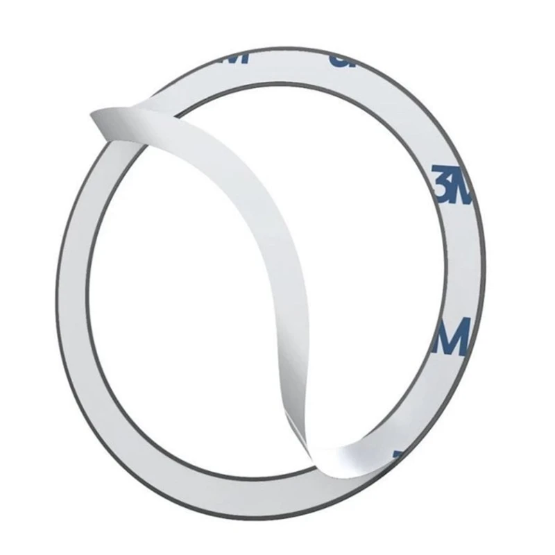 Кольцо-держатель для телефона Baseus Halo Series Magnetic Ring Silver (2 Pack) PCCH000001 Black