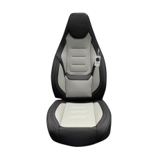 Oturacaq üçün çexol koja model, seri qara (avto333) - avto853